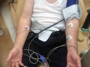 心電図のために